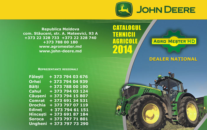 Catalogul tehnicii agricole John Deere 2014
