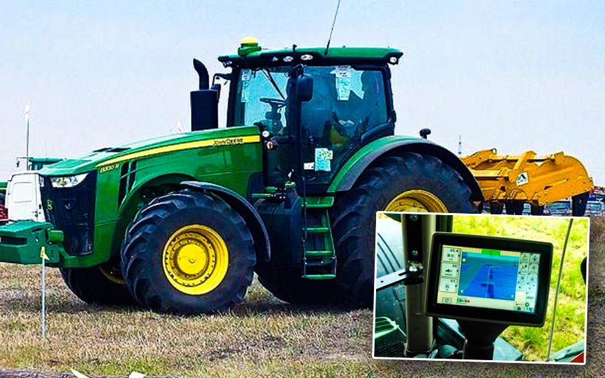 John Deere a prezentat un tractor cu ghidare automată